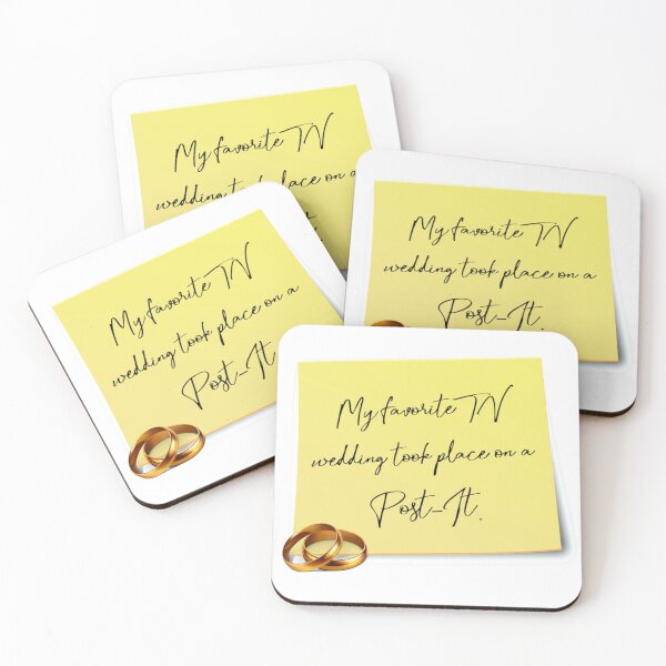 Item preview, My favorite TV wedding took place on a Post-It designed and sold by KBwiththeTees.