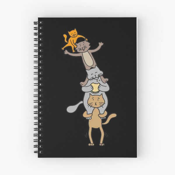 Item preview, Funny awkward cats playing cheerleaders and gymnasts designed and sold by plumpjose.