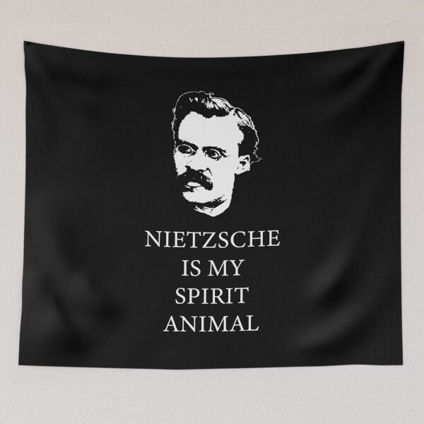 Item preview, Nietzsche is my Spirit Animal! designed and sold by LordNeckbeard.