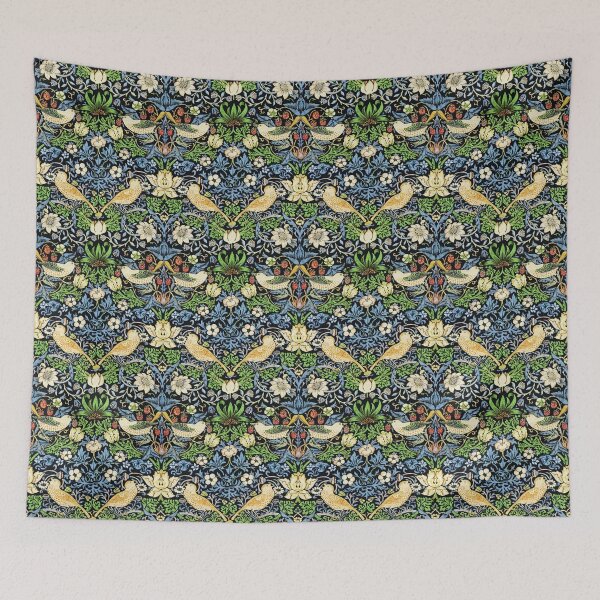 Item preview, Art Nouveau Bird and Flower Tapestry designed and sold by Marymarice.