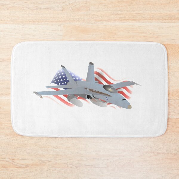 Item preview, American Jet Fighter with American Flag designed and sold by NorseTech.
