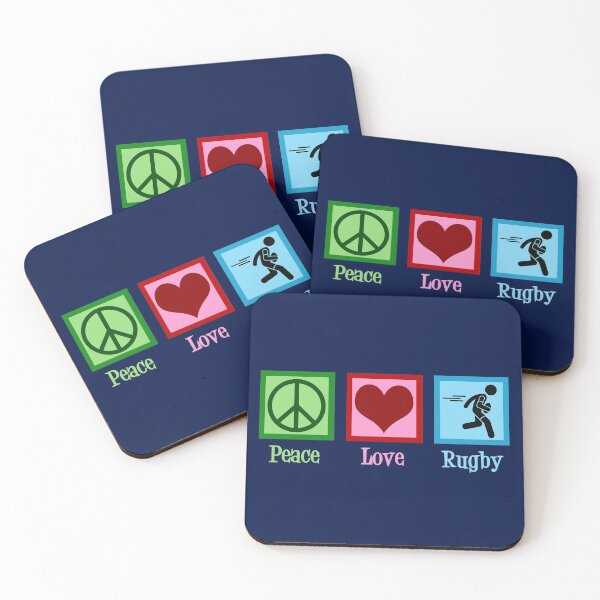 Artikelvorschau, Friedensliebes-Rugby entworfen und verkauft von Epic Love Designs.