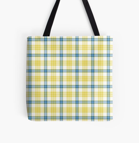 Item preview, McGrath Tartan Blue and Yellow Irish Plaid designed and sold by plaidwerx.