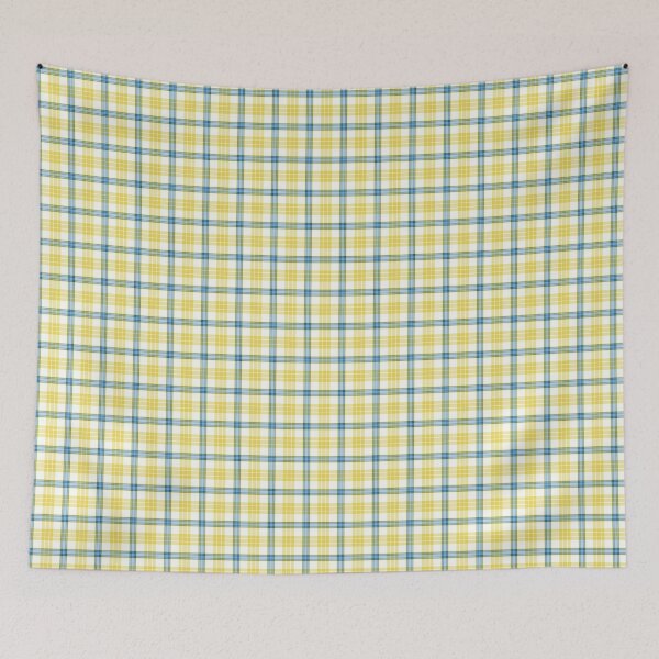 Item preview, McGrath Tartan Blue and Yellow Irish Plaid designed and sold by plaidwerx.