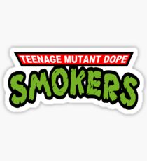 Teenage Mutant Dope Smokers Sticker