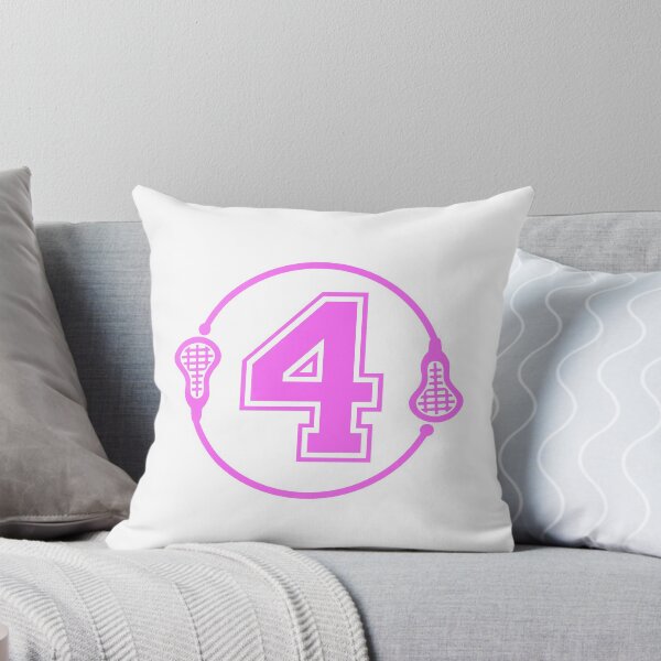 Item preview, Lacrosse Uniform Varsity #4 - Pink designed and sold by RiplMedia.