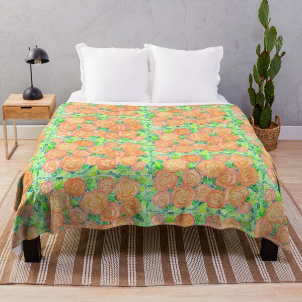 Item preview, Orange Rose Pattern designed and sold by CarolineLembke.