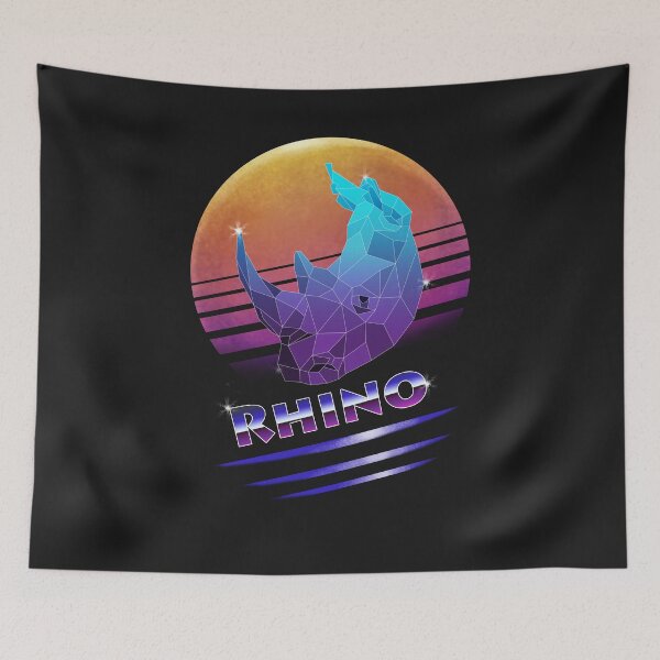 Item preview, 80s Retro Rhino designed and sold by yajyolid.