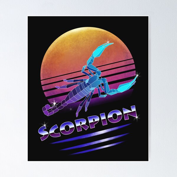 Artikelvorschau, 80er Jahre Retro Scorpion entworfen und verkauft von yajyolid.