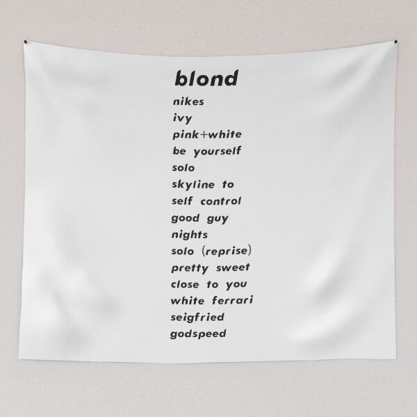 Item preview, Blond Tracklist - Black designed and sold by KaiDee.