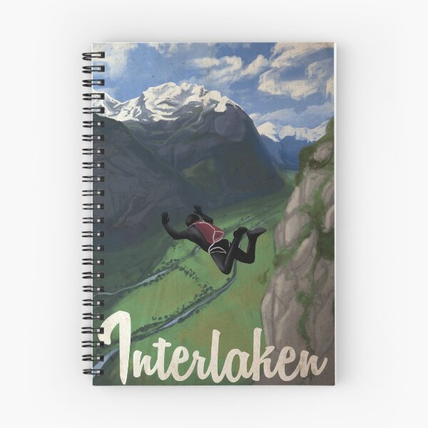 Item preview, Basejump Switzerland Travel Art designed and sold by lynxcollection.