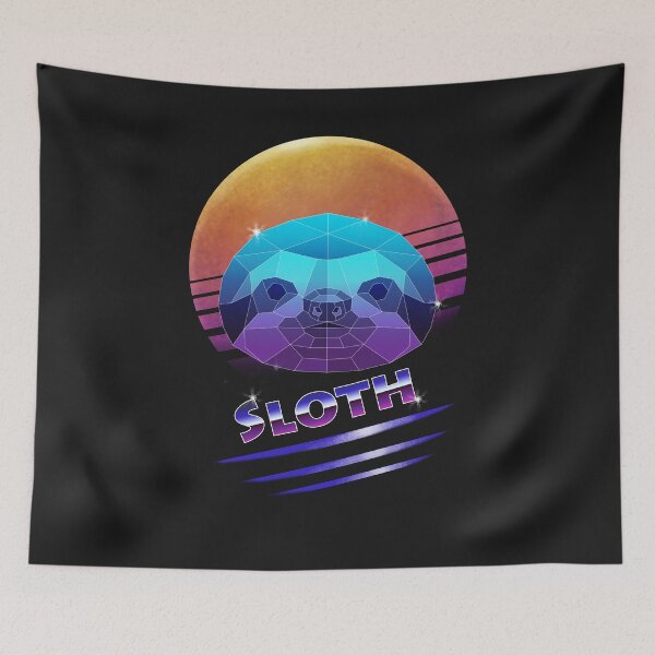 Item preview, 80s Retro Sloth designed and sold by yajyolid.