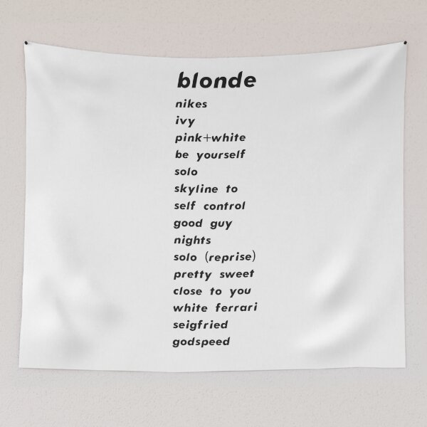 Item preview, Blonde Tracklist - Black designed and sold by KaiDee.