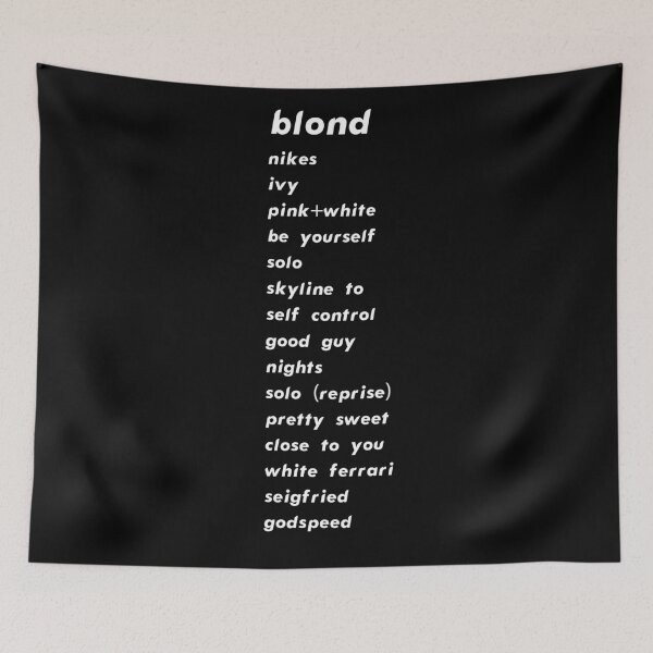 Item preview, Blond Tracklist - White designed and sold by KaiDee.