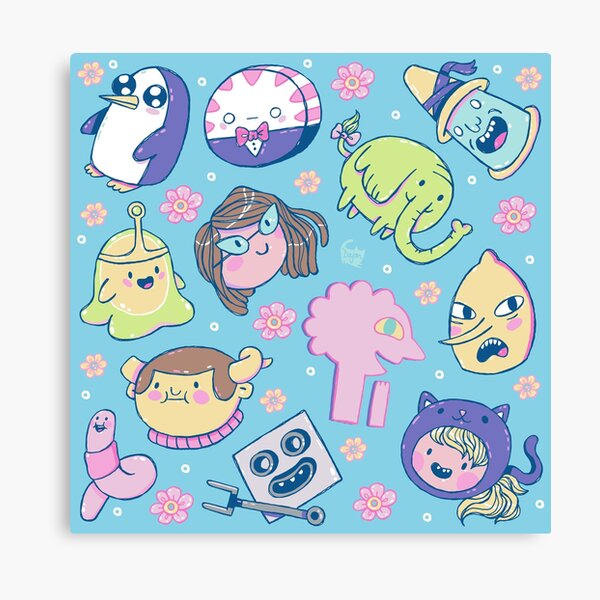 Adventure Time Friends 2 Canvas Print
