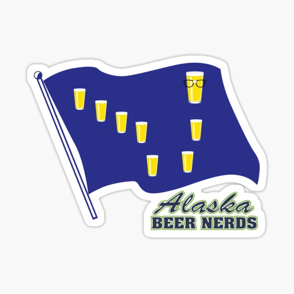 Alaska Beer Nerds Sticker