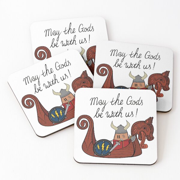 Item preview, Viking - May the Gods be with us! designed and sold by blok-a-delic.