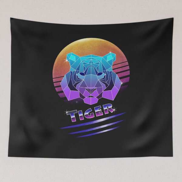 Item preview, 80s Retro Tiger designed and sold by yajyolid.