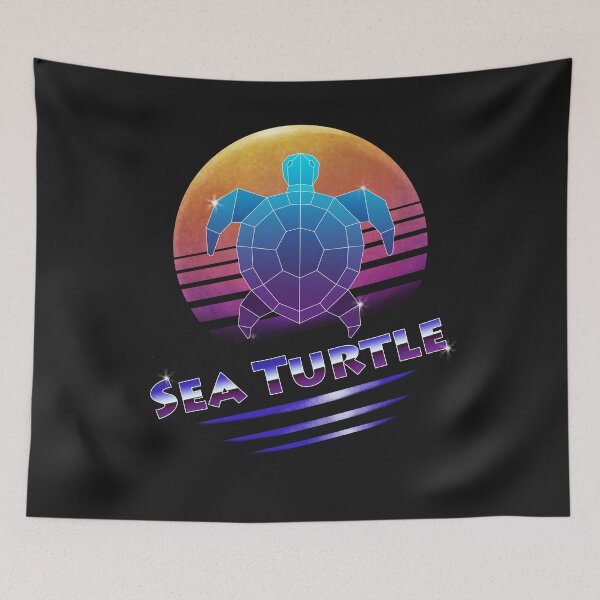 Item preview, 80s Retro Sea Turtle designed and sold by yajyolid.