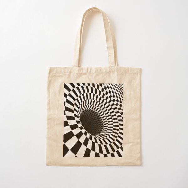 Optical Illusion, Visual Illusion,  Cognitive Illusions, #OpticalIllusion, #VisualIllusion,  #CognitiveIllusions, #Optical, #Illusion, #Visual, #Cognitive, #Illusions Cotton Tote Bag