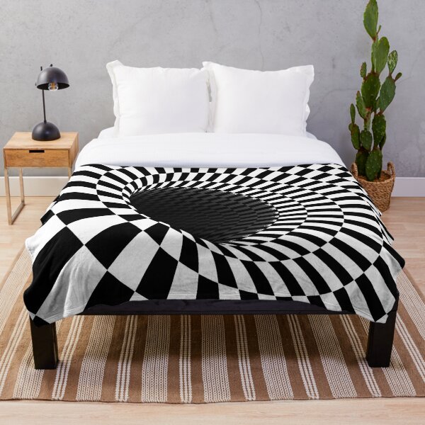 Optical Illusion, Visual Illusion,  Cognitive Illusions, #OpticalIllusion, #VisualIllusion,  #CognitiveIllusions, #Optical, #Illusion, #Visual, #Cognitive, #Illusions Throw Blanket