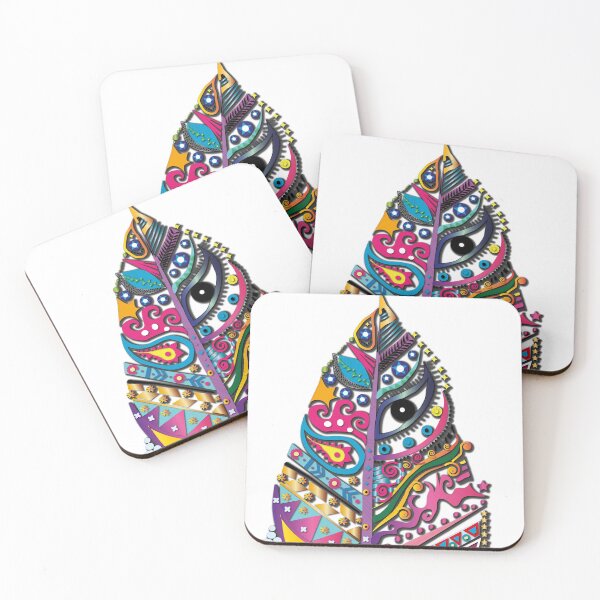 Item preview, Multicolored feather designed and sold by ilse parra recio.
