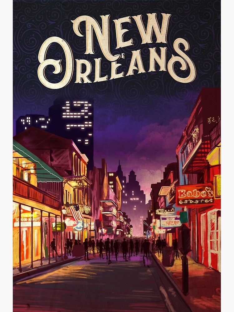 "New Orleans Travel Art" Poster for Sale by lynxcollection Redbubble