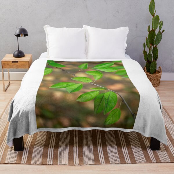 Item preview, green leaves on fall background designed and sold by olena2552.