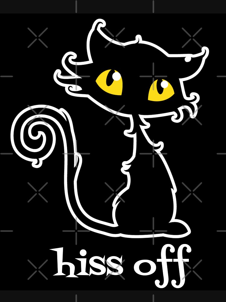 black cat hiss black cat hiss