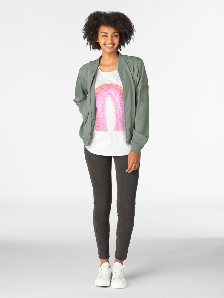 Alternative Ansicht von Regenbogen rosa pattern Premium Rundhals-Shirt