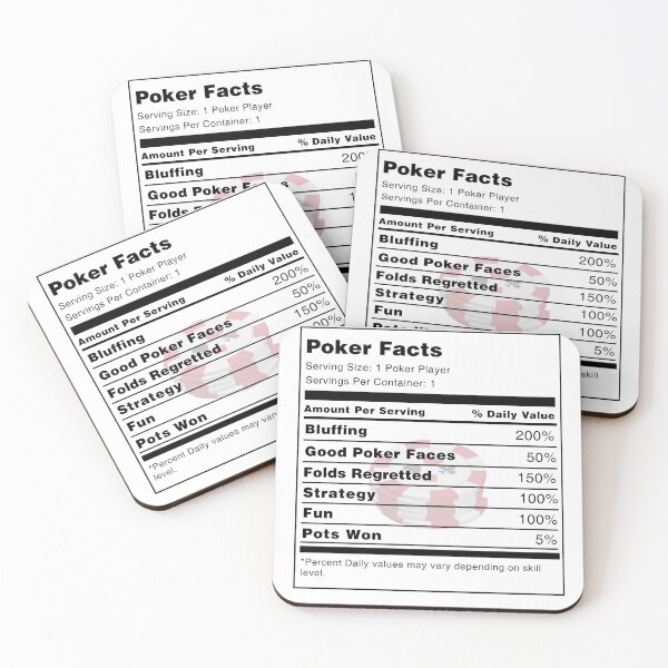 Item preview, Poker Facts designed and sold by Kooky28.