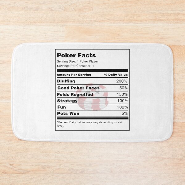 Item preview, Poker Facts designed and sold by Kooky28.