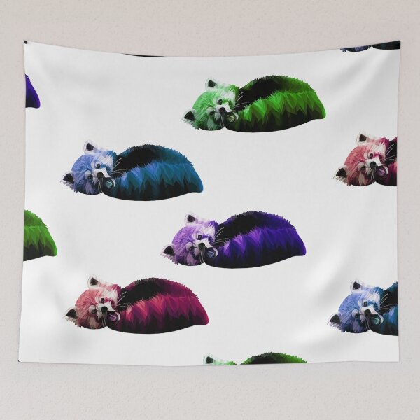 Item preview, Cute Red Panda Curled Up - MultiColor designed and sold by calliew1217.