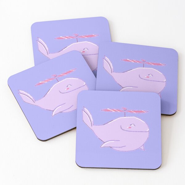 Item preview, Happy helicopter whale  designed and sold by Otterandpanda.