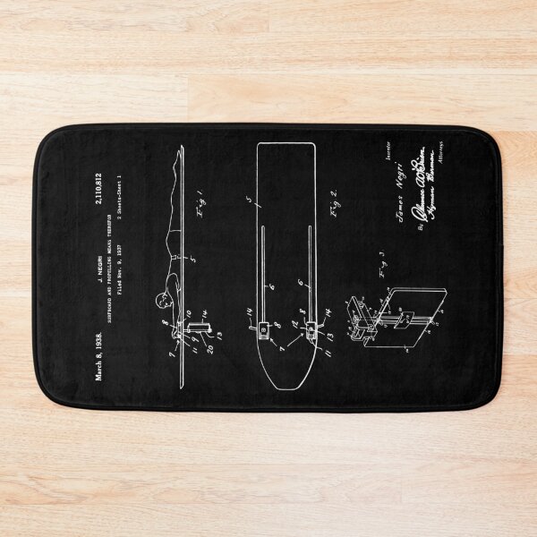 Item preview, Surfboard Patent - Black designed and sold by FinlayMcNevin.
