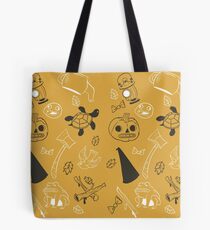 Über dem Garten-Wand-Muster Tote Bag