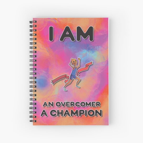 I Am an Overcomer and a Champion Spiral Notebook