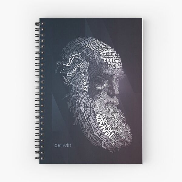 Item preview, Charles Darwin Typography Quotes Artwork designed and sold by lynxcollection.