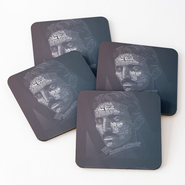 Item preview, Nikola Tesla Typography Quotes Art designed and sold by lynxcollection.
