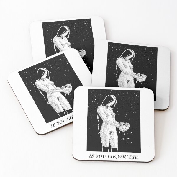 Item preview, If you lie,you die (black and white) designed and sold by Natsukashi_ .