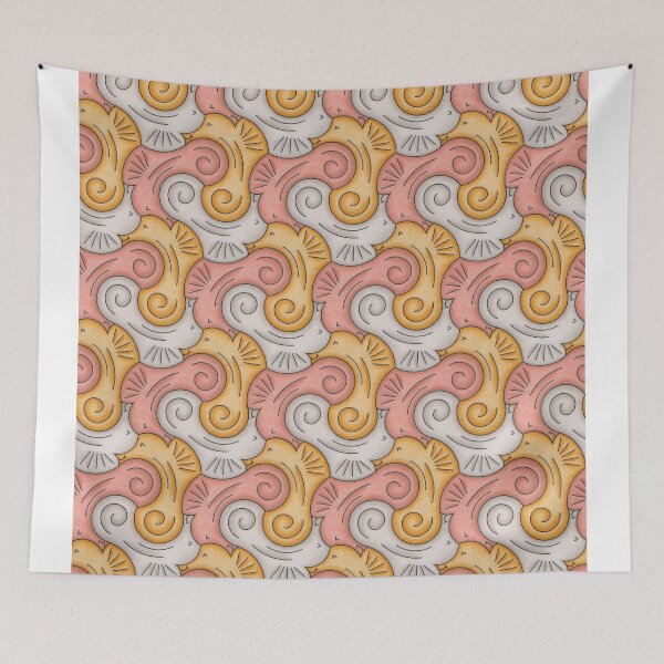Item preview, Seahorse tessellation designed and sold by Vibali.