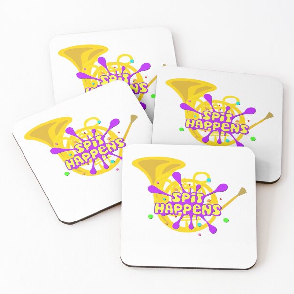 Item preview, Spit Happens - French Horn designed and sold by BandMomDesigns.