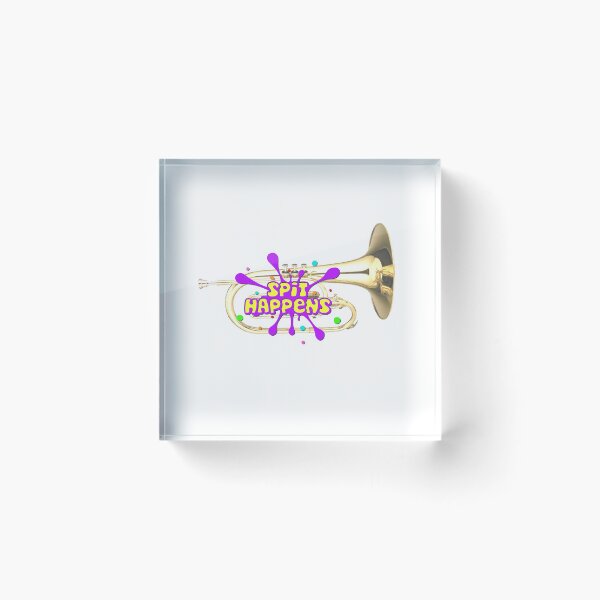 Item preview, Spit Happens - Mellophone designed and sold by BandMomDesigns.