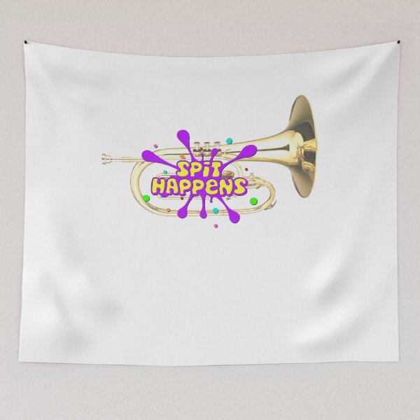 Item preview, Spit Happens - Mellophone designed and sold by BandMomDesigns.