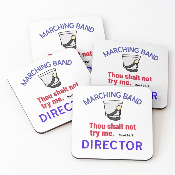 Item preview, Marching Band Director - Thou Shalt Not Try Me designed and sold by BandMomDesigns.
