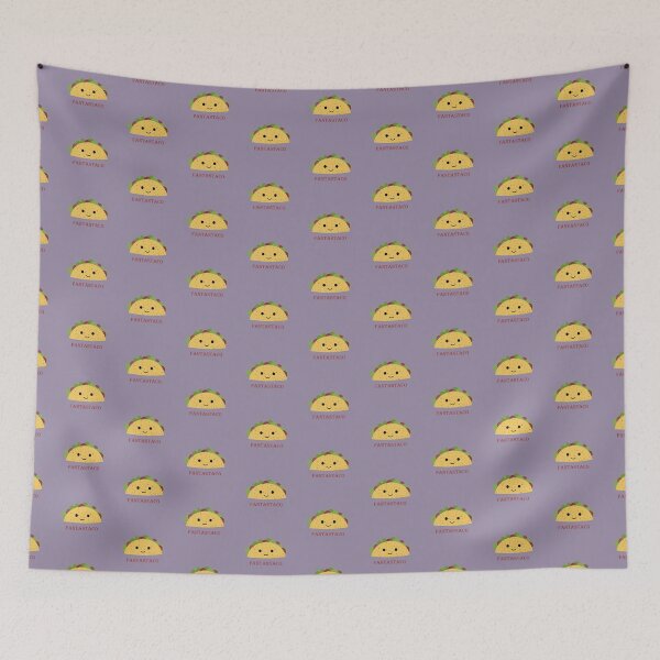 Item preview, Fantastaco Cute and Funny Smiling Kawaii Taco designed and sold by Hedgie Designs.
