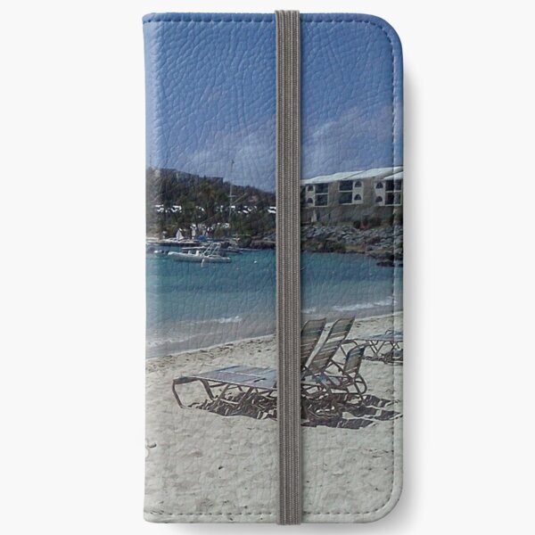 Virgin Islands Resort Beach iPhone Wallet