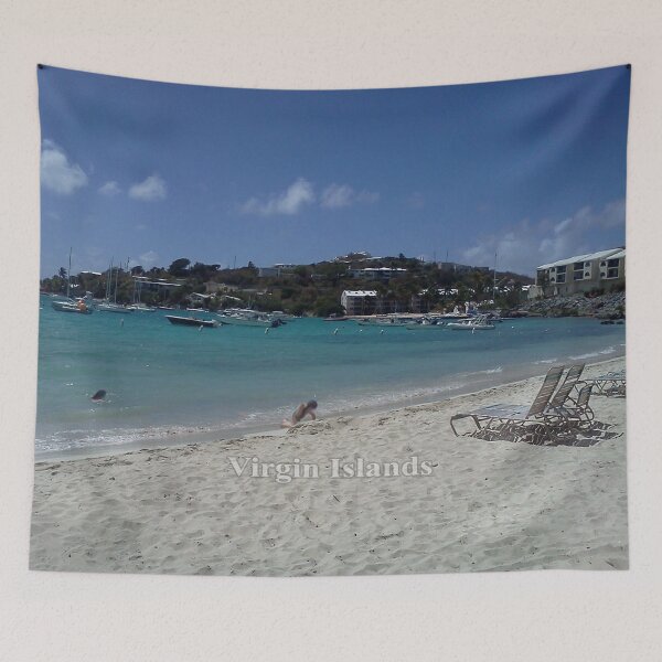 Item preview, Virgin Islands Resort Beach designed and sold by KarenBarron.
