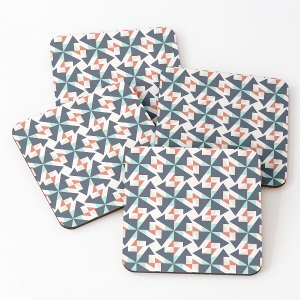 Item preview, Abstract Contemporary Geometric Retro Pattern 08 designed and sold by BONBcreative.