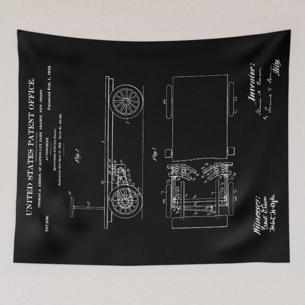 Item preview, Thomas Edison Automobile Patent - Negro designed and sold by FinlayMcNevin.
